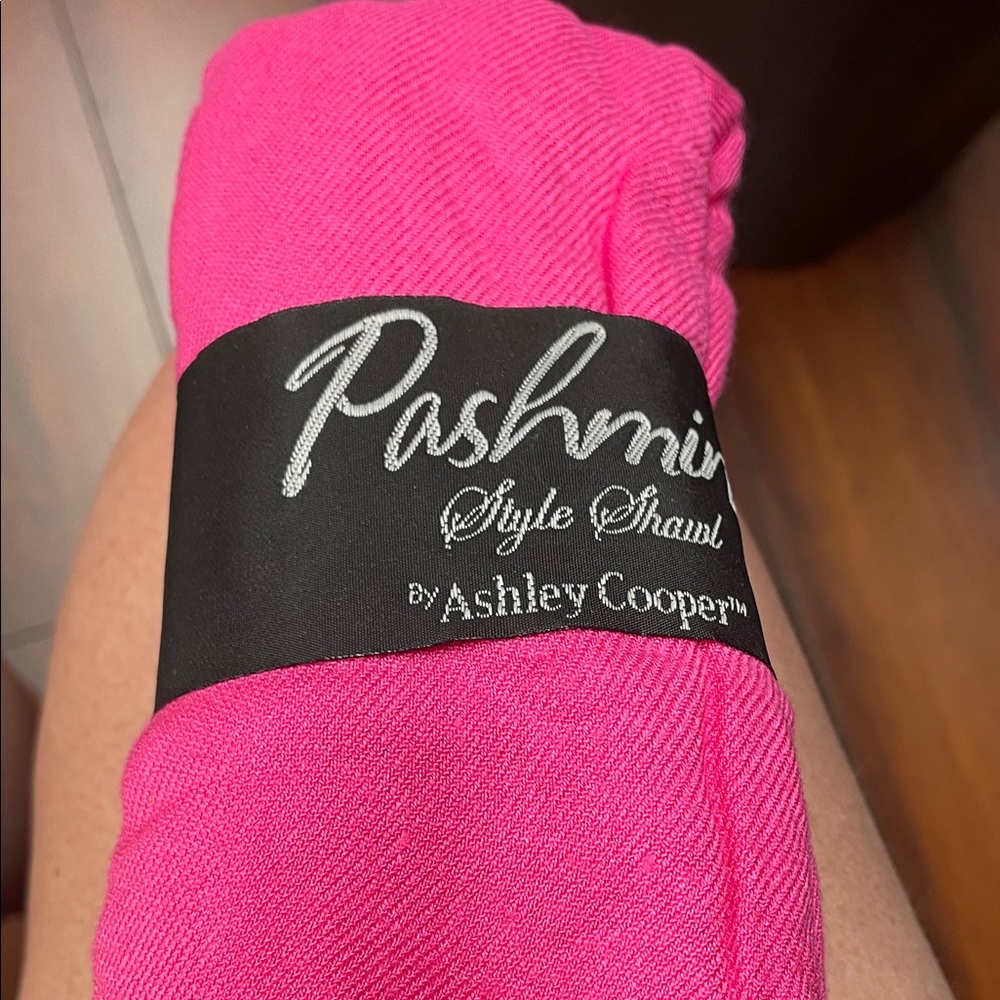 Ashley Cooper Fuchsia Pashmina Shawl